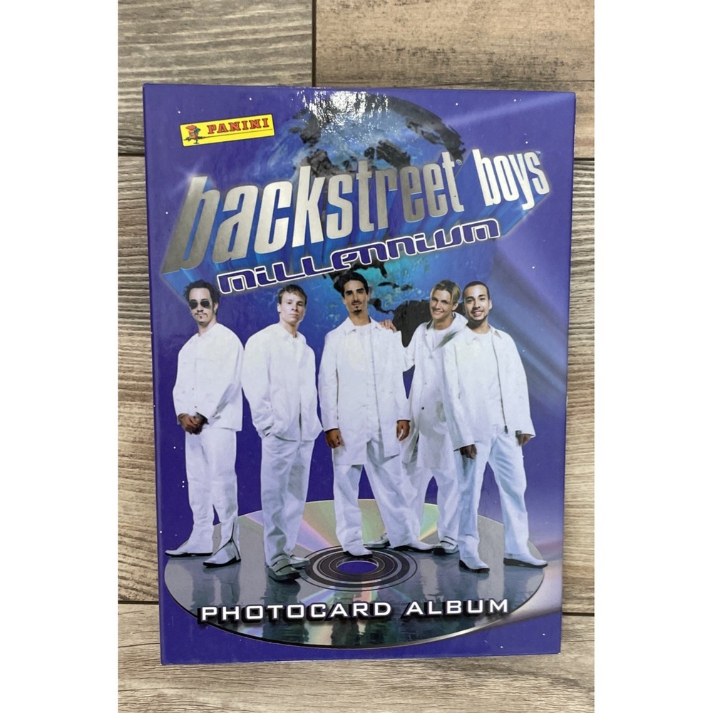Vintage 2000 Panini Backstreet Boys Millennium Photo Card Album 216 Cards